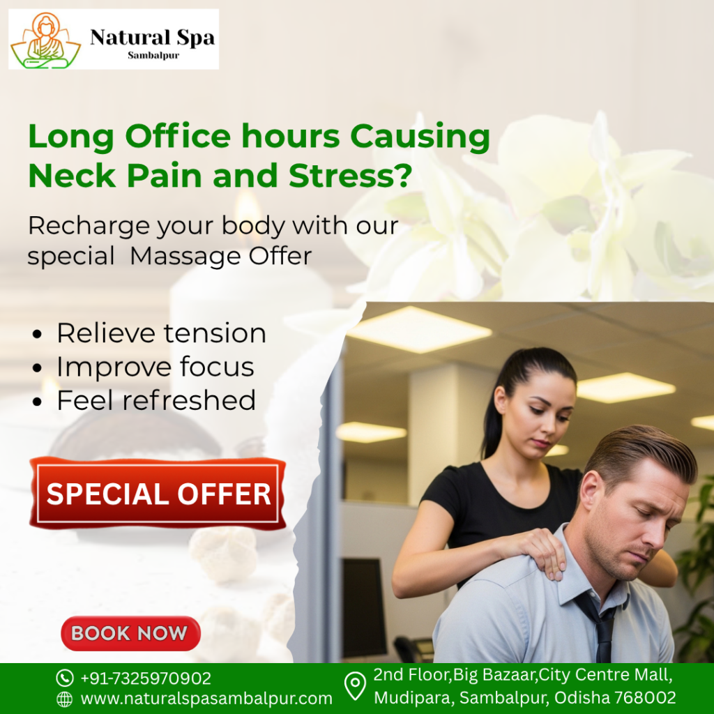 Long Office hours Causing Neck Pain and Stress
